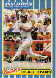 1988 Fleer Baseball All-Stars Baseball Cards   032      Willie Randolph